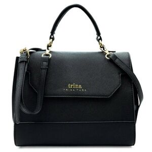 Trina Turk Black Satchel Bag